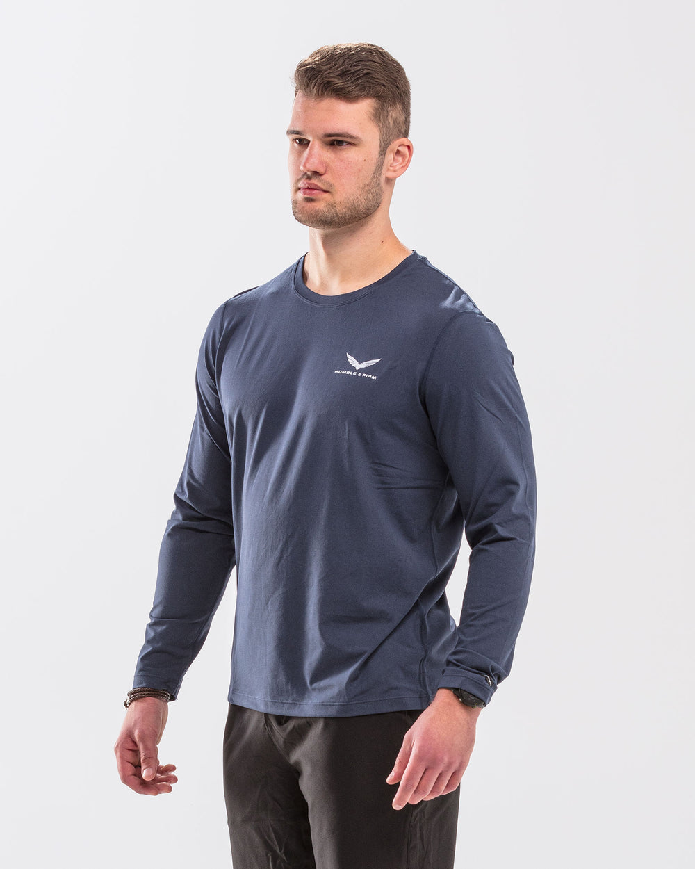 Humble & Firm Vector  Longsleeve - Dark Blue