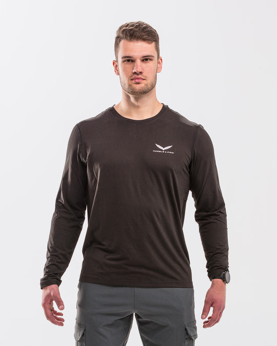 Humble & Firm Vector  Longsleeve - Black