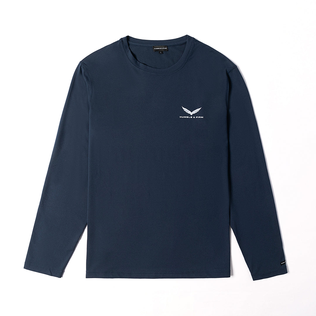 Humble & Firm Vector  Longsleeve - Dark Blue